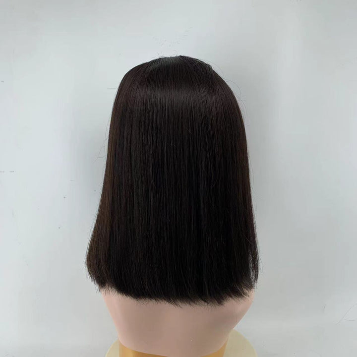 Super Natural Side Part Glueless Wide 5*5 Lace Bob Wig 100% Human Hair | Fits All Face Shapes