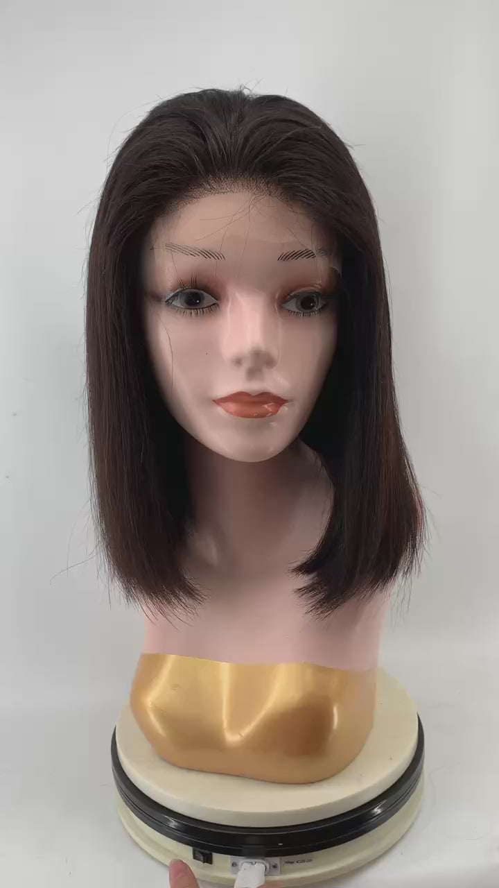 Super Natural Side Part Glueless Wide 5*5 Lace Bob Wig 100% Human Hair | Fits All Face Shapes